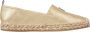 TOMMY HILFIGER Espadrilles Dames Th Flat Maat: 39 Materiaal: Leer Kleur: Goud - Thumbnail 12