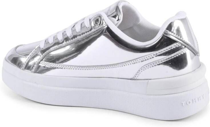 Tommy Hilfiger Grijze Metallic LowTop Sneakers