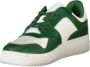 Tommy Hilfiger Groene Leren Heren Sneakers Voor De Trendsetter - Thumbnail 3