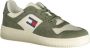 Tommy Hilfiger Groene Herensportschoenen Veters Contrast Logo Green Heren - Thumbnail 14