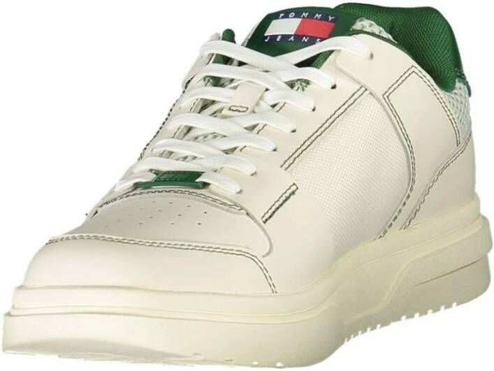 Tommy Hilfiger Groene polyester sneakers met zool