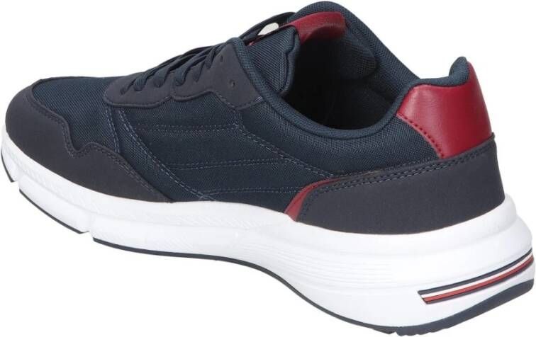 Tommy Hilfiger Heren Sportieve Sneakers Blue Heren