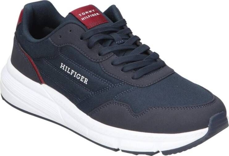 Tommy Hilfiger Heren Sportieve Sneakers Blue Heren
