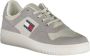Tommy Hilfiger Sportieve Grijze Vetersneakers met Contrastdetails en Logoprint Gray Heren - Thumbnail 3