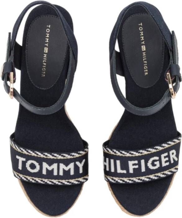 Tommy Hilfiger Sandalen met hoge hakken Blauw Dames