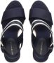 Tommy Hilfiger Sleehaksandaaltjes WEBBING HIGH WEDGE SANDAL zomerschoen sandaal wig hak met zij th-label - Thumbnail 7