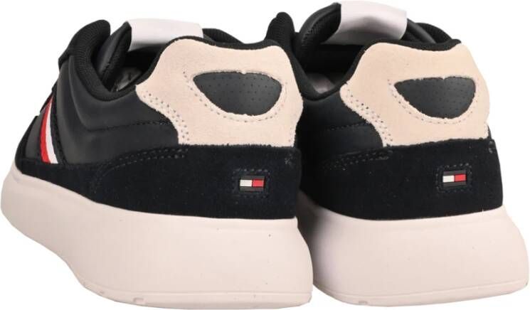 Tommy Hilfiger Iconische lage model leren sneakers Blue Heren