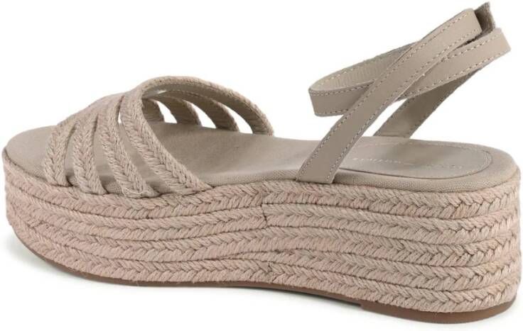 Tommy Hilfiger Khaki Linnen Sleehakken