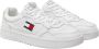 Tommy Hilfiger Lage leren sneakers met ademende gaatjes White Heren - Thumbnail 6