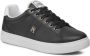 Tommy Hilfiger Zwarte verhoogde sneakers voor vrouwen Black Dames - Thumbnail 3