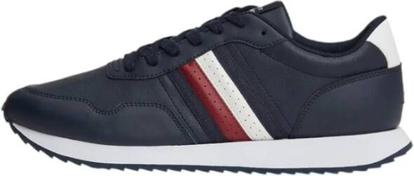 Tommy Hilfiger Lage Sneakers Blue Heren