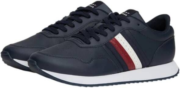 Tommy Hilfiger Lage Sneakers Blue Heren