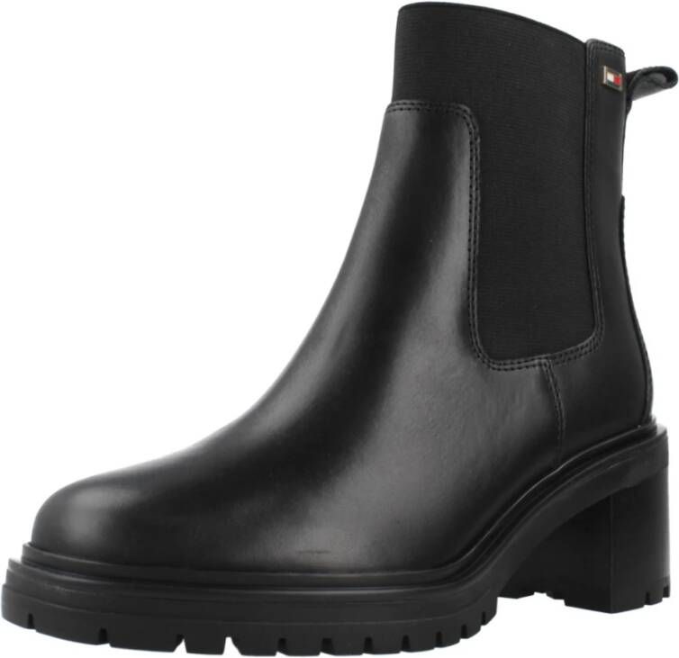 Tommy Hilfiger Korte Laarzen Black Dames