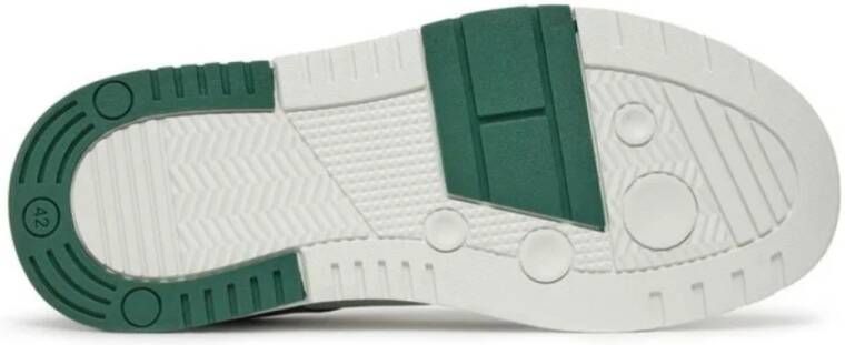 Tommy Hilfiger Leren Cupsole Sneakers voor Mannen Multicolor Heren