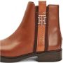 Tommy Hilfiger Leren enkellaarzen voor dames Fw0Fw05181 Brown Dames - Thumbnail 4