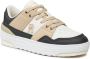 Tommy Hilfiger Leren Logo Relief Sneakers Beige Heren - Thumbnail 3