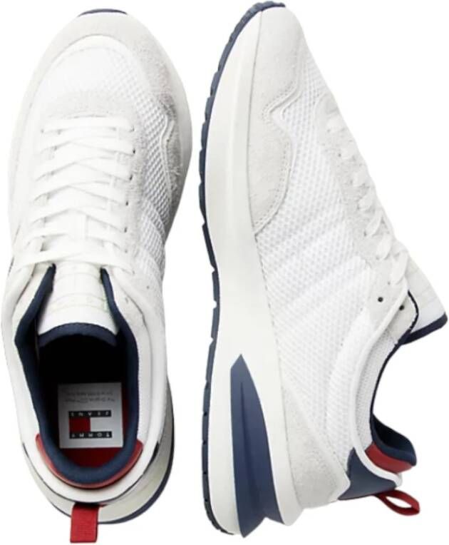 Tommy Hilfiger Leren Runner Sneakers met Rubberen Zool