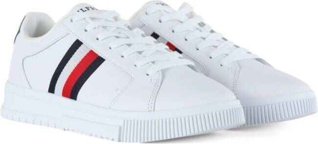 Tommy Hilfiger Leren Sneakers Supercup White Heren