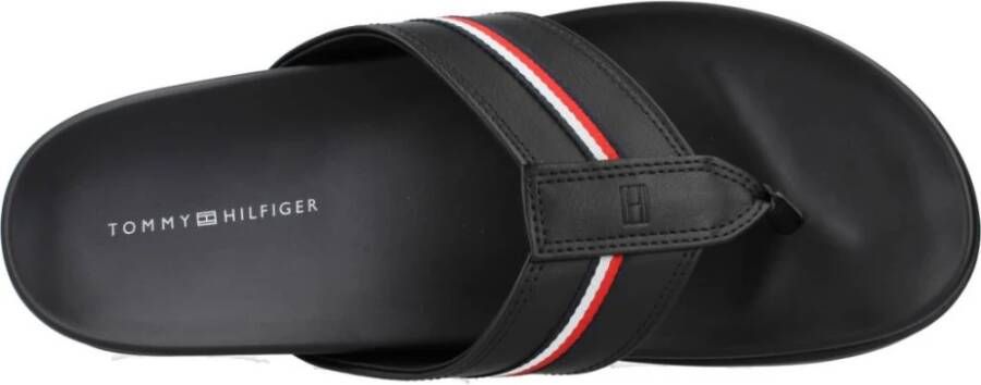Tommy Hilfiger Leren teenslippers