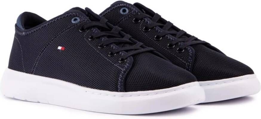 Tommy Hilfiger Lichtgewicht textiel trainers Blue Heren