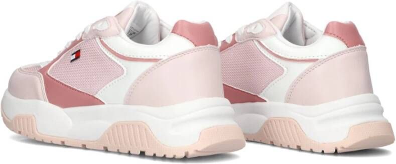 Tommy Hilfiger Meisjes Lage Sneakers Roze Trendy Mode Multicolor Dames