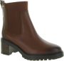 Tommy Hilfiger Middelhoge leren Chelsea laarzen Bruin Brown Dames - Thumbnail 3