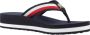 Tommy Hilfiger Middenwig Strand Sandalen Blue Dames - Thumbnail 7