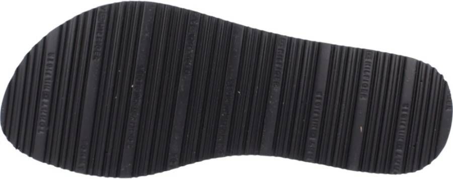 Tommy Hilfiger Middenwig Strand Sandalen Blue Dames