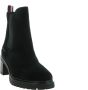 Tommy Hilfiger Stijlvolle Enkellaarsjes met Smalle Hak Black Dames - Thumbnail 6