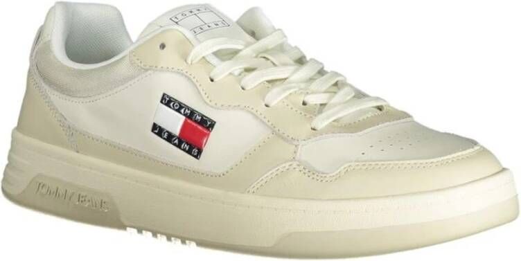 Tommy Hilfiger Moderne Beige Polyester Sneaker Beige Heren
