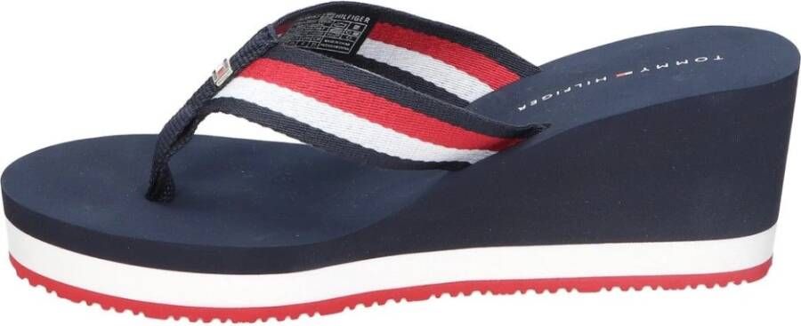 Tommy Hilfiger Modieuze Jonge Sandalen Blue Dames