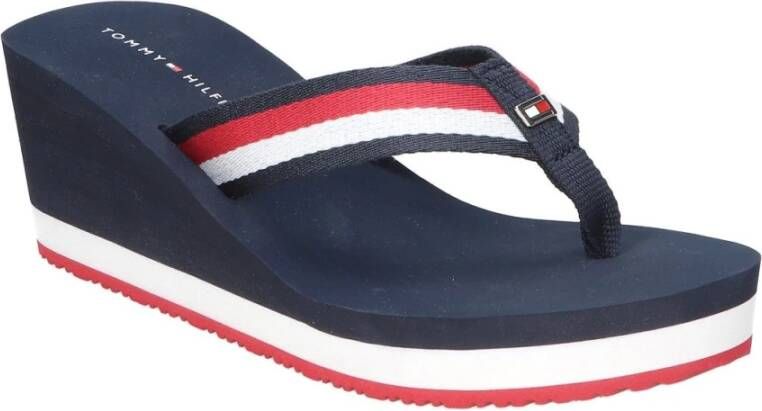 Tommy Hilfiger Modieuze Jonge Sandalen Blue Dames