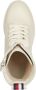 Bruin Tinten Monochromatic Lace Up Boot Veterboots Laarzen Met Veters Dames Beige - Thumbnail 13