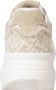 Tommy Hilfiger Monogram Jacquard Sneakers Beige Wit Logo Beige Dames - Thumbnail 4