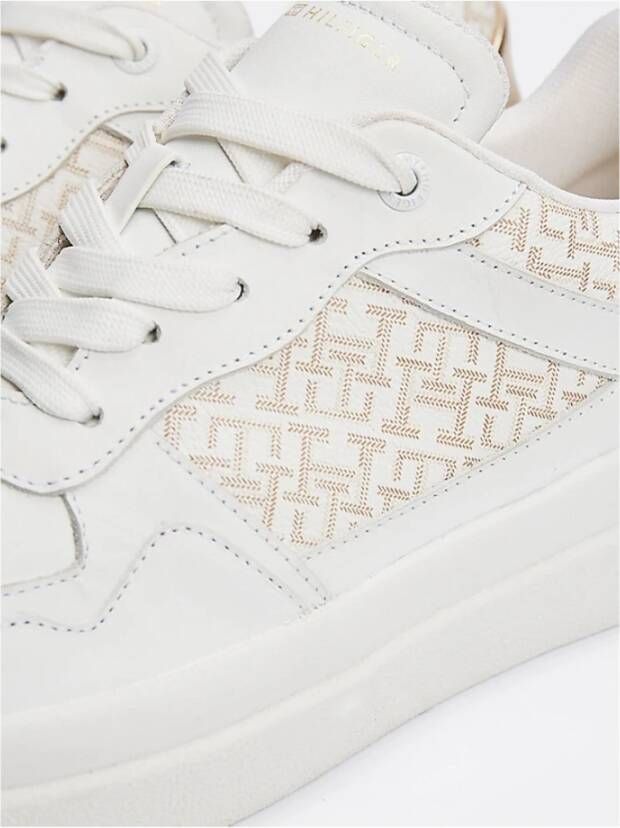 Tommy Hilfiger Monogram Lage Top Leren Sneakers