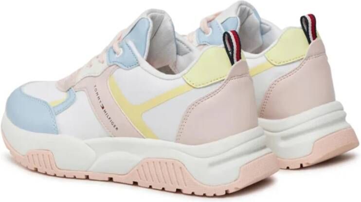 Tommy Hilfiger Multicolor Leren Sneakers Multicolor Dames