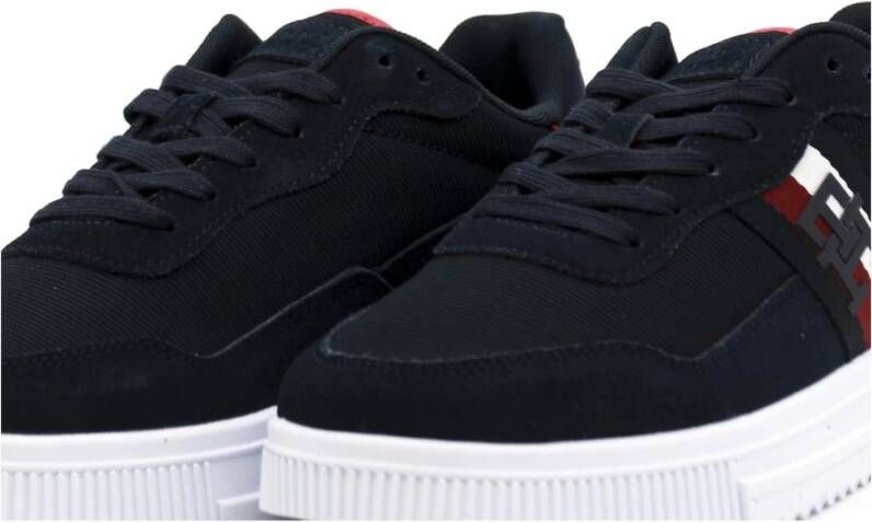 Tommy Hilfiger Navy Blue Supercup Mix Sneakers Blue Heren