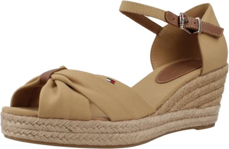 Tommy Hilfiger Open Teen Mid Haksandalen Brown Dames