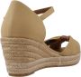 Tommy Hilfiger Open Teen Mid Haksandalen Brown Dames - Thumbnail 4