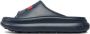 Tommy Hilfiger Platte PVC Logo Muilezel Schoenen Blue Dames - Thumbnail 6