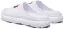 Tommy Hilfiger Platte PVC Logo Muilezel Schoenen White Dames - Thumbnail 6