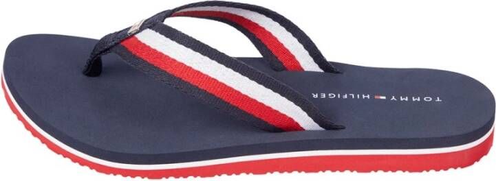 Tommy Hilfiger Polyester Slippers Blue Dames