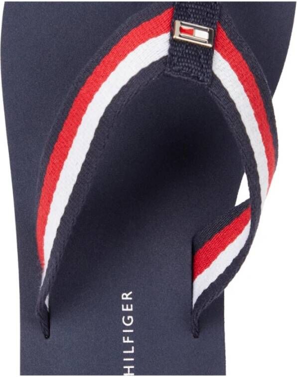 Tommy Hilfiger Polyester Slippers Blue Dames