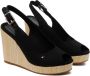 Tommy Hilfiger Sleehaksandaaltjes ICONIC ELENA SLING BACK WEDGE zomerschoen sandaal keilhak met verstelbare gesp - Thumbnail 44