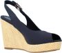 Tommy Hilfiger Sleehaksandaaltjes TOMMY WEBBING LOW WEDGE SANDAL met opvallende logo - Thumbnail 13