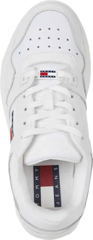 Tommy Hilfiger Retro Basket Platform Sneakers White Dames