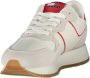 Tommy Hilfiger Rode Leren Dames Sneaker - Thumbnail 2