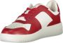 Tommy Hilfiger Rode Sportieve Veterschoenen met Contrastdetails en Logoprint Red Heren - Thumbnail 4