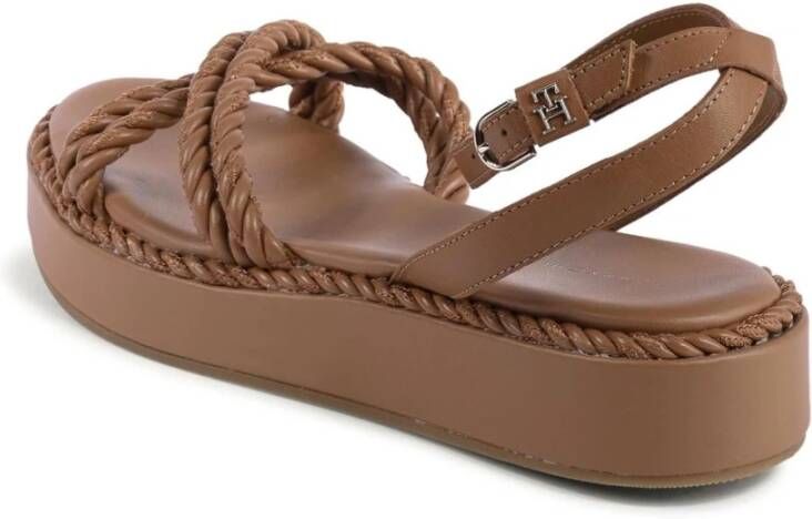 Tommy Hilfiger Rope Detail Plateau Sandalen