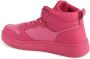 Tommy Hilfiger Roze Leren HighTop Sneakers Casual Stijl - Thumbnail 3